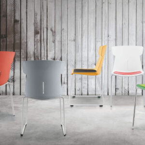 Ergonomic Sleek Canteen Seats