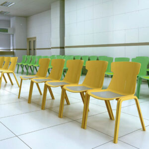 Ergonomic Stackable Canteen Seats