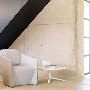 Stylish Upholstered Single Waiting Area Seat