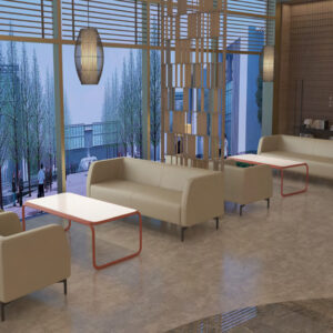 Sophisticated Traditional Matching Lounge Settings for Office Spaces