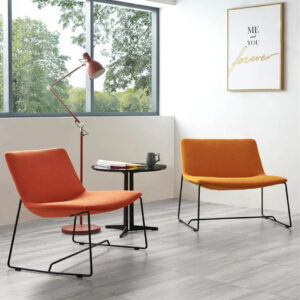 Spacious Upholstered Single Waiting Area Seats