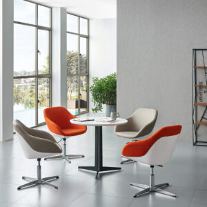 Comfy Upholstered Single Waiting Area Chair