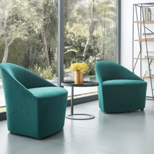 Chic Upholstered Single Waiting Area Seats