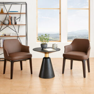 Sleek Upholstered Single Waiting Area Chair