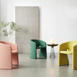 Attractive Upholstered Single Waiting Area Chair