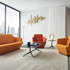 Geometric Traditional Matching Lounge Setting