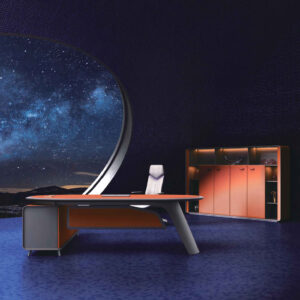 Iconic Executive Office Desk with Optional Cabinet from JY Series
