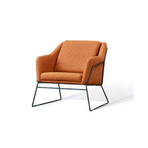 Elegant Upholstered Single Waiting Area Seat