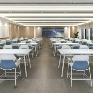 Modern Office Training Room Seat with Storage Space