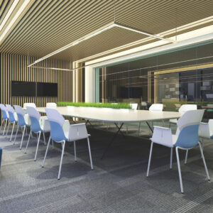 Modern Office Training Room Seat with Armrest