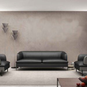 Refined and Relaxing Traditional Matching Lounge Setting