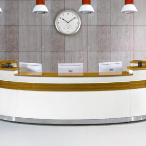 Modern Minimalist Office Reception Desk
