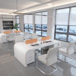 Modern Minimalist Office Workstation