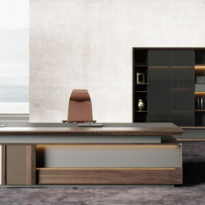 Sleek Spacious Executive Office Desk