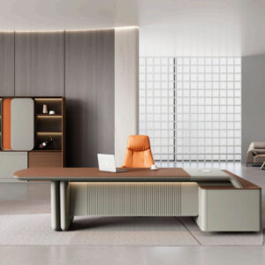 Contemporary Executive Office Desk From Shibo Series